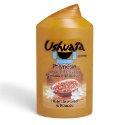 Gel douche Ushuaïa Polynésie exfoliant bronzage monoï et roucou 250ml < Gifi Best