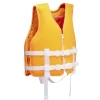 Gilet de natation enfant flottaison orange et blanc 3/6ans
