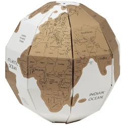 Globe terrestre à gratter H.23 cm