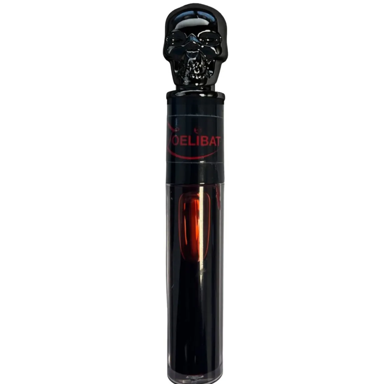 Gloss à lèvres Halloween effet faux sang tube noir Ø2xH12,5cm