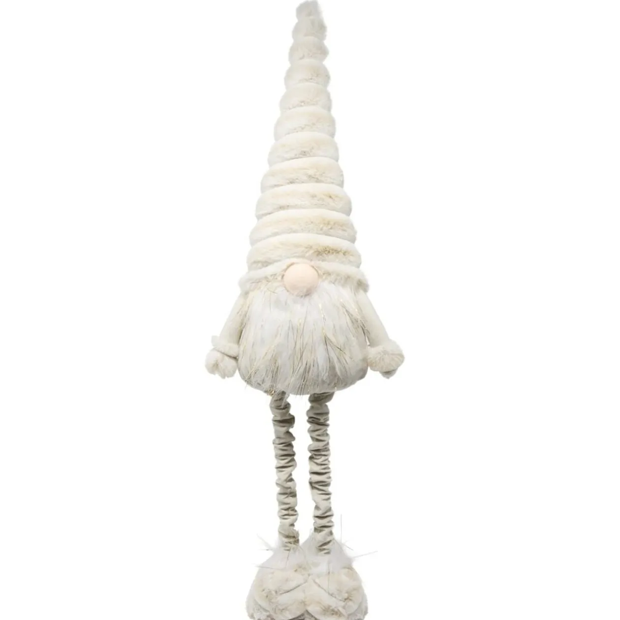 Gnome debout décoratif jambes extensibles H97cm (2 modèles)