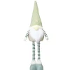 Gnome de Noël nature à poser jambes extensibles H50 à 68cm (2 modèles)