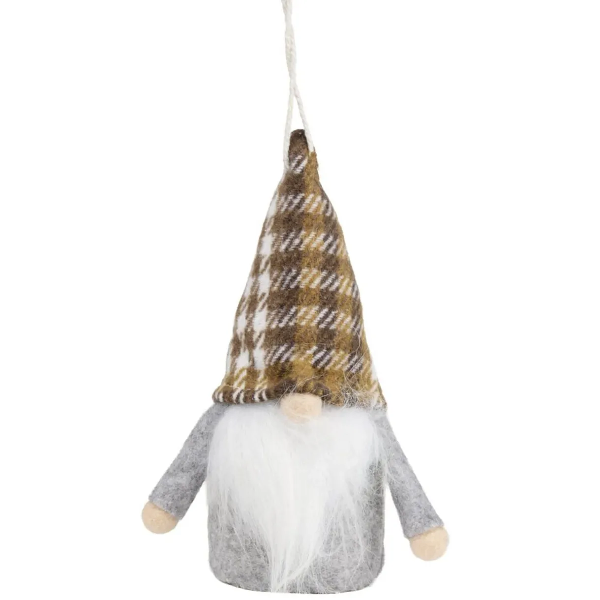 Gnome de Noël tartan à suspendre H16 cm (2 modèles) < Gifi Hot