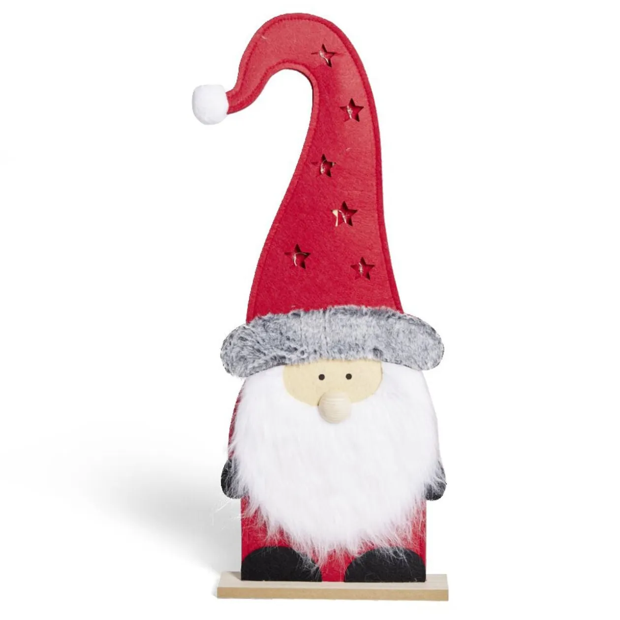 Gnome à poser lumineux avec LED H59,5cm (2 modèles)