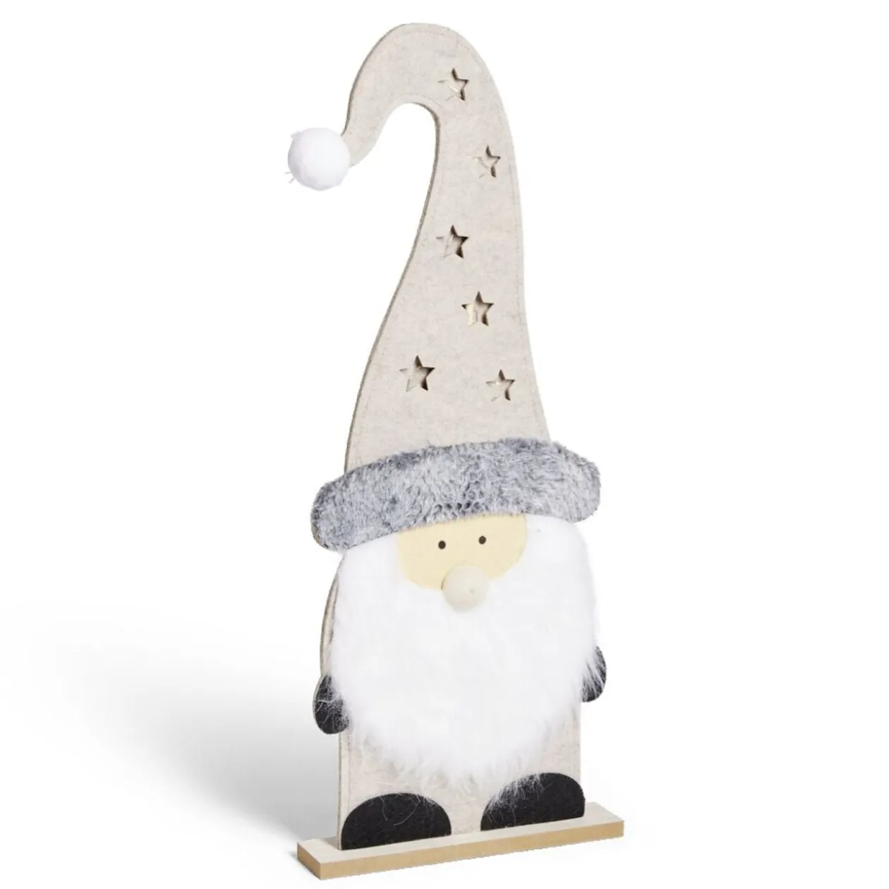Gnome à poser lumineux avec LED H59,5cm (2 modèles)