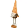Gnome à poser thème automne en feutrine jambes extensibles 20x13xH75cm (2 modèles orange ou marron) < Gifi Hot