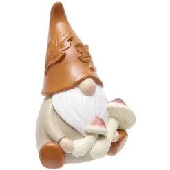 Gnome à poser thème automne en résine 9,5x8,5xH75cm (3 modèles) < Gifi Clearance
