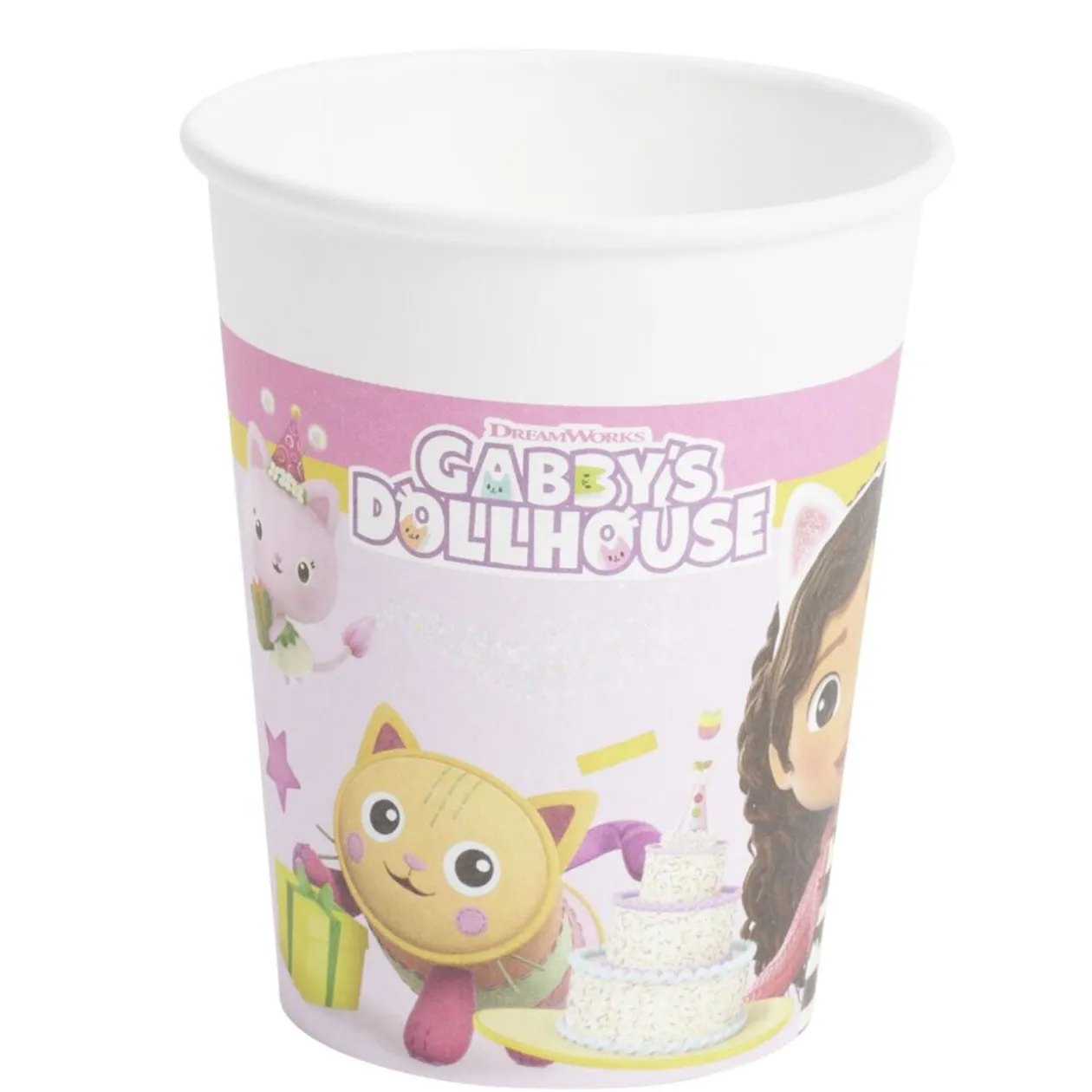 Gobelet carton x8 Gabby's Dollhouse 20cl