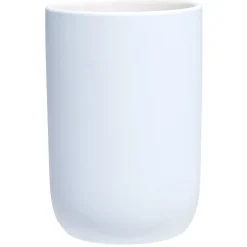Gobelet céramique bleu clair intérieur blanc Ø6,8xH10cm < Gifi Best