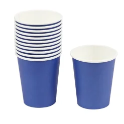 Gobelet en carton bleu 25cl x12