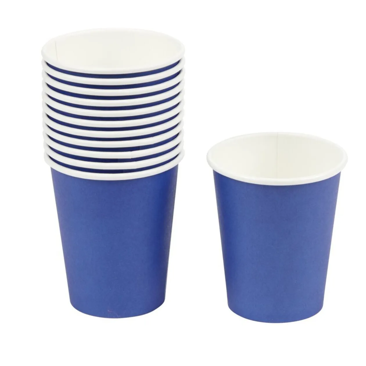 Gobelet en carton bleu 25cl x12