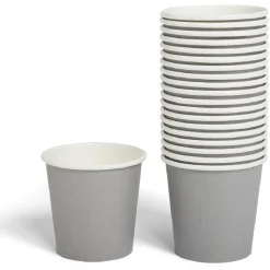 Gobelet en carton 36cl Gris x20 < Gifi