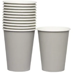 Gobelet en carton gris 36 cl x12