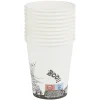 Gobelet en carton Halloween motif toile et fantôme 25cl x10