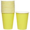Gobelet en carton jaune 36 cl x12 < Gifi Hot