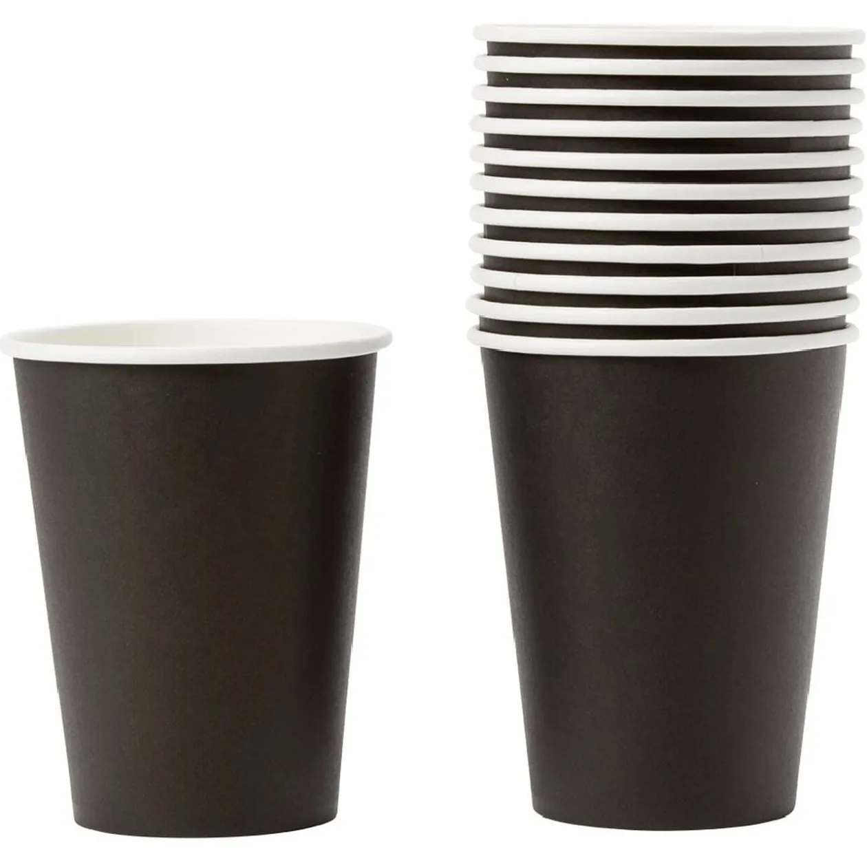 Gobelet en carton noir 36 cl x12