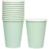 Gobelet en carton vert aqua 36 cl x12
