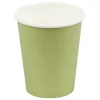 Gobelet en carton vert olive 25cl x12