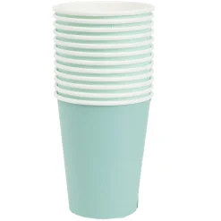 Gobelet en carton vert sauge 25cl x12