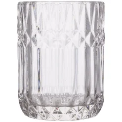 Gobelet en verre effet cristallin transparent Ø8xH10,5cm < Gifi Online