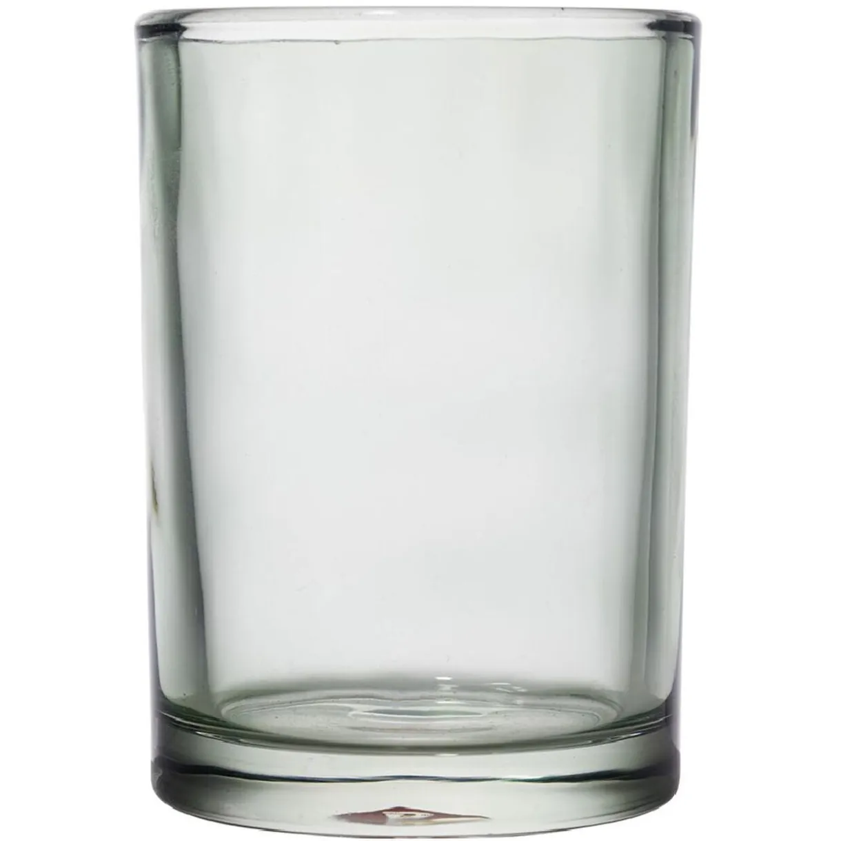 Gobelet en verre transparent vert Ø8xH10,5cm < Gifi Hot