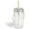 Gobelet 460ml forme cactus avec paille verre transparent < Gifi Hot