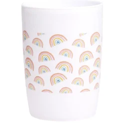 Gobelet motif arc en ciel Ø7xH9,7cm