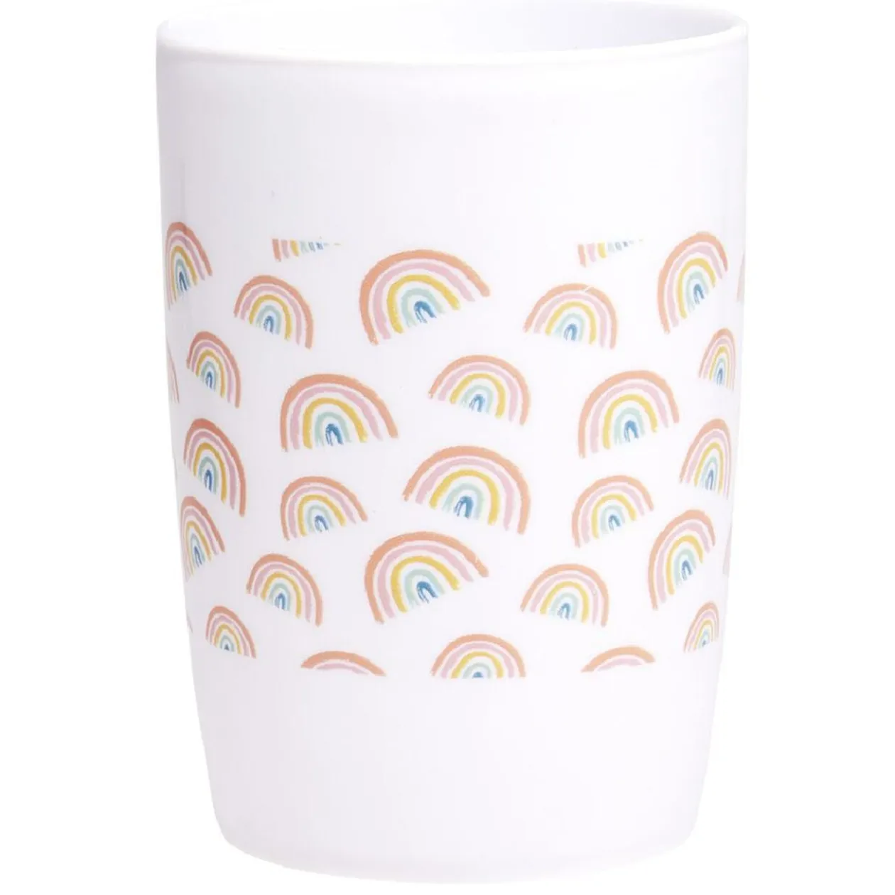 Gobelet motif arc en ciel Ø7xH9,7cm