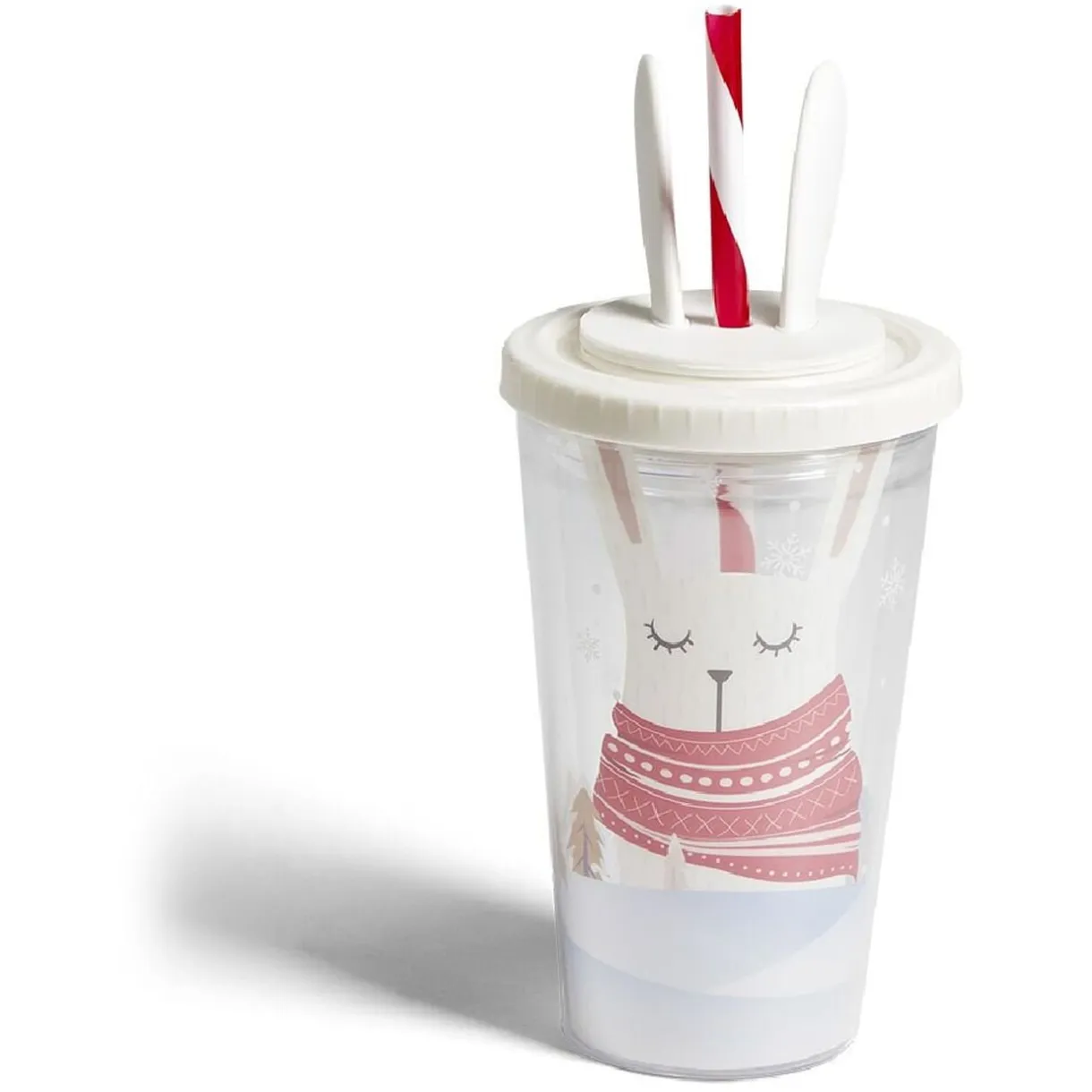 Gobelet paille Noël 470ml - 2 modèles < Gifi Online
