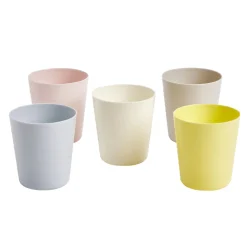 Gobelet pique-nique x5 réutilisable Ø7,5xH8,5cm