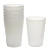Gobelet plastique blanc translucide 27 cl x6 < Gifi New