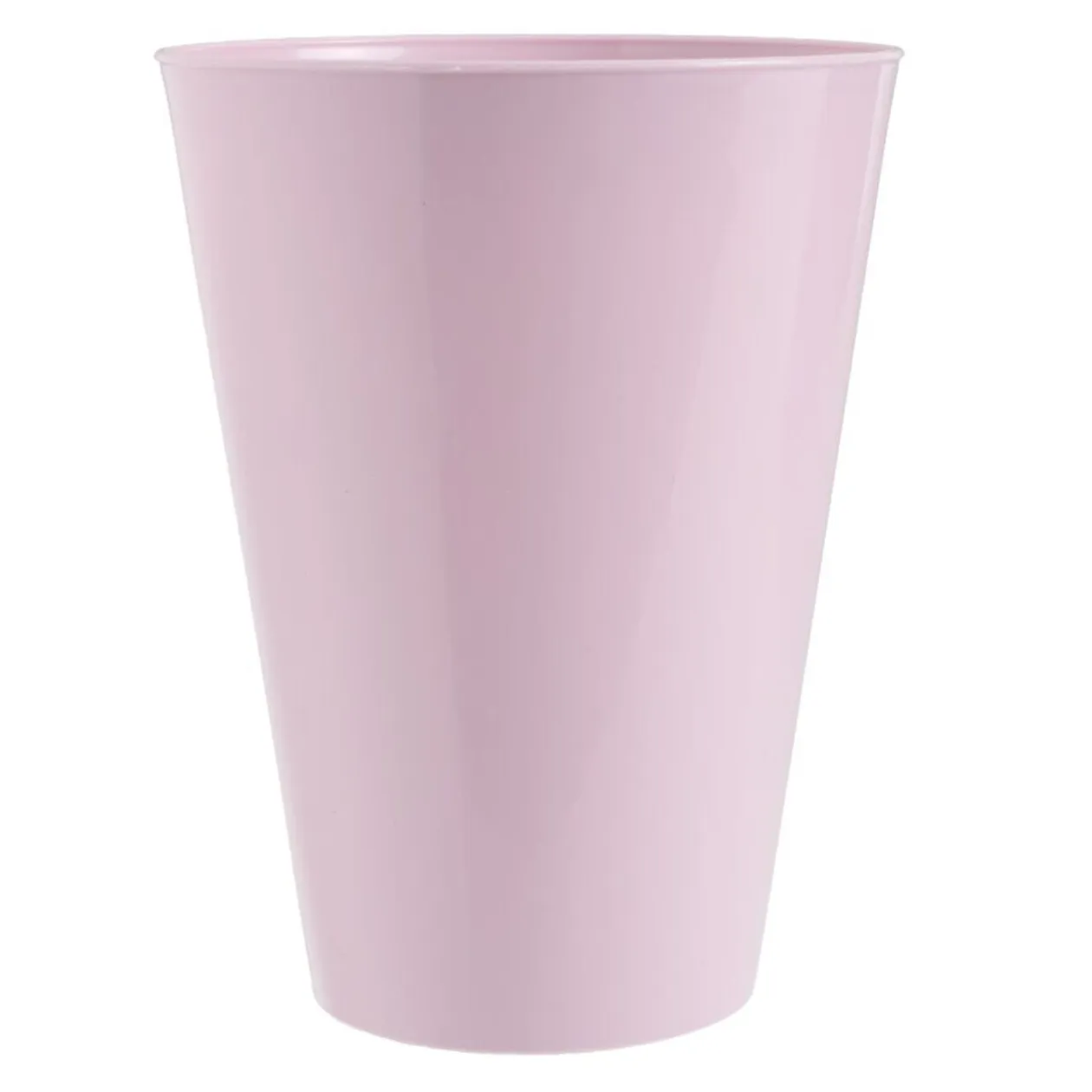 Gobelet plastique 43cl réutilisable couleur unie Ø5xH9cm (3 modèles)