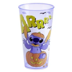 Gobelet plastique Halloween Disney Stitch eco cup Ø9xH15,5cm (2 modèles) < Gifi