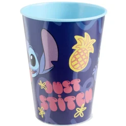 Gobelet plastique Stitch bleu 26cl < Gifi Discount