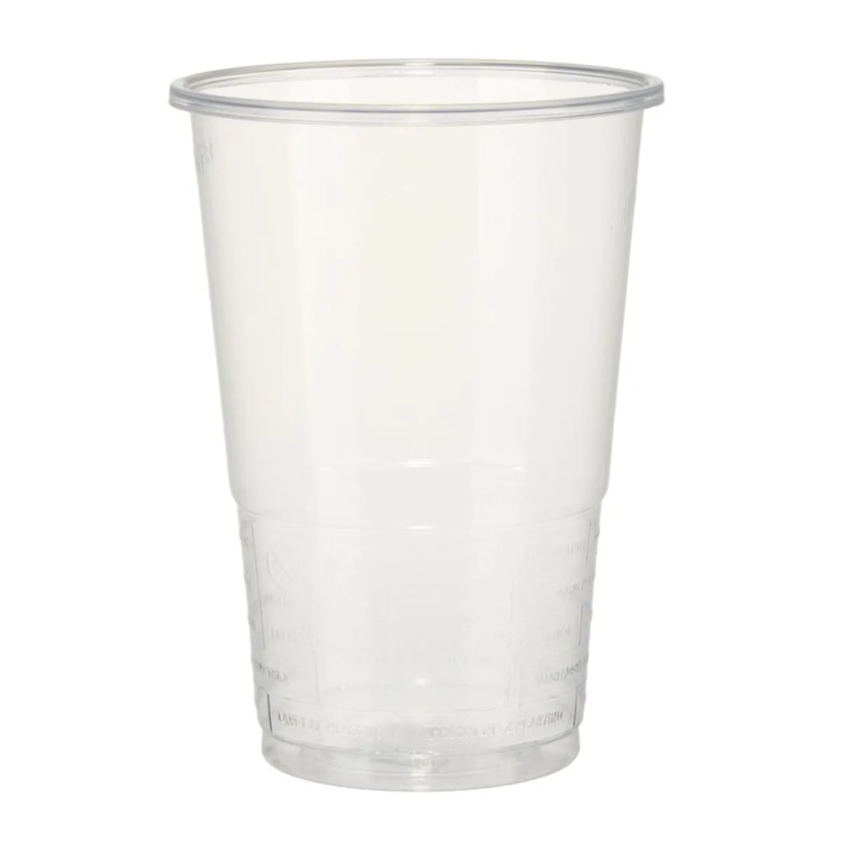 Gobelet plastique transparent 33cl x50 < Gifi Hot