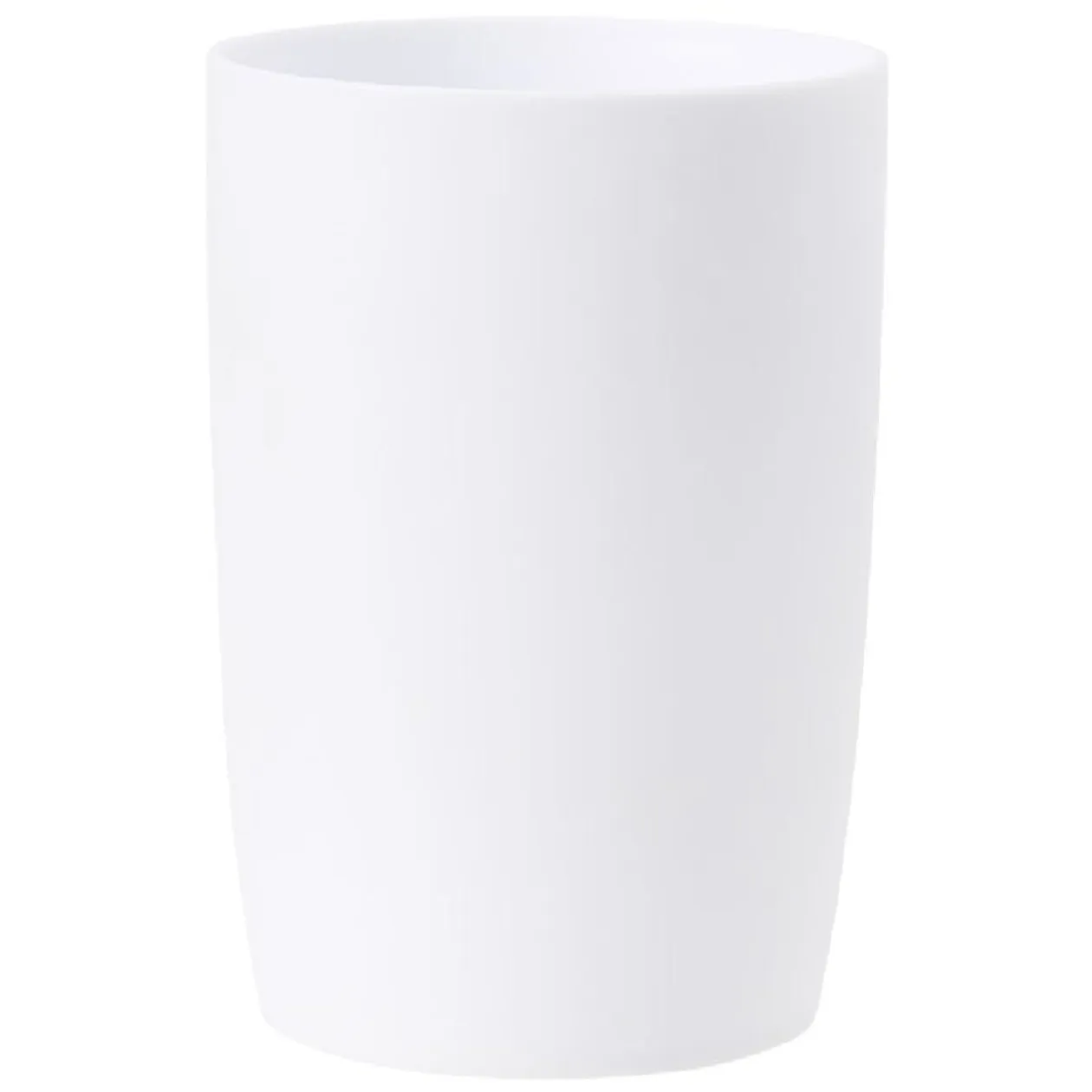Gobelet pour salle de bain uni blanc