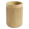 Gobelet salle de bain plastique imitation bois Ø7,6xH11cm < Gifi Hot
