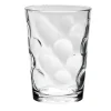 Gobelet verre motif embossé transparent 20 cl x8