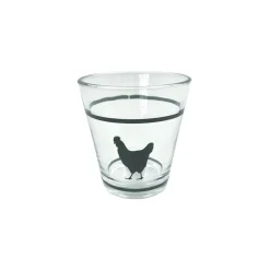 Gobelet verre x3 motif poule 25cl < Gifi Hot