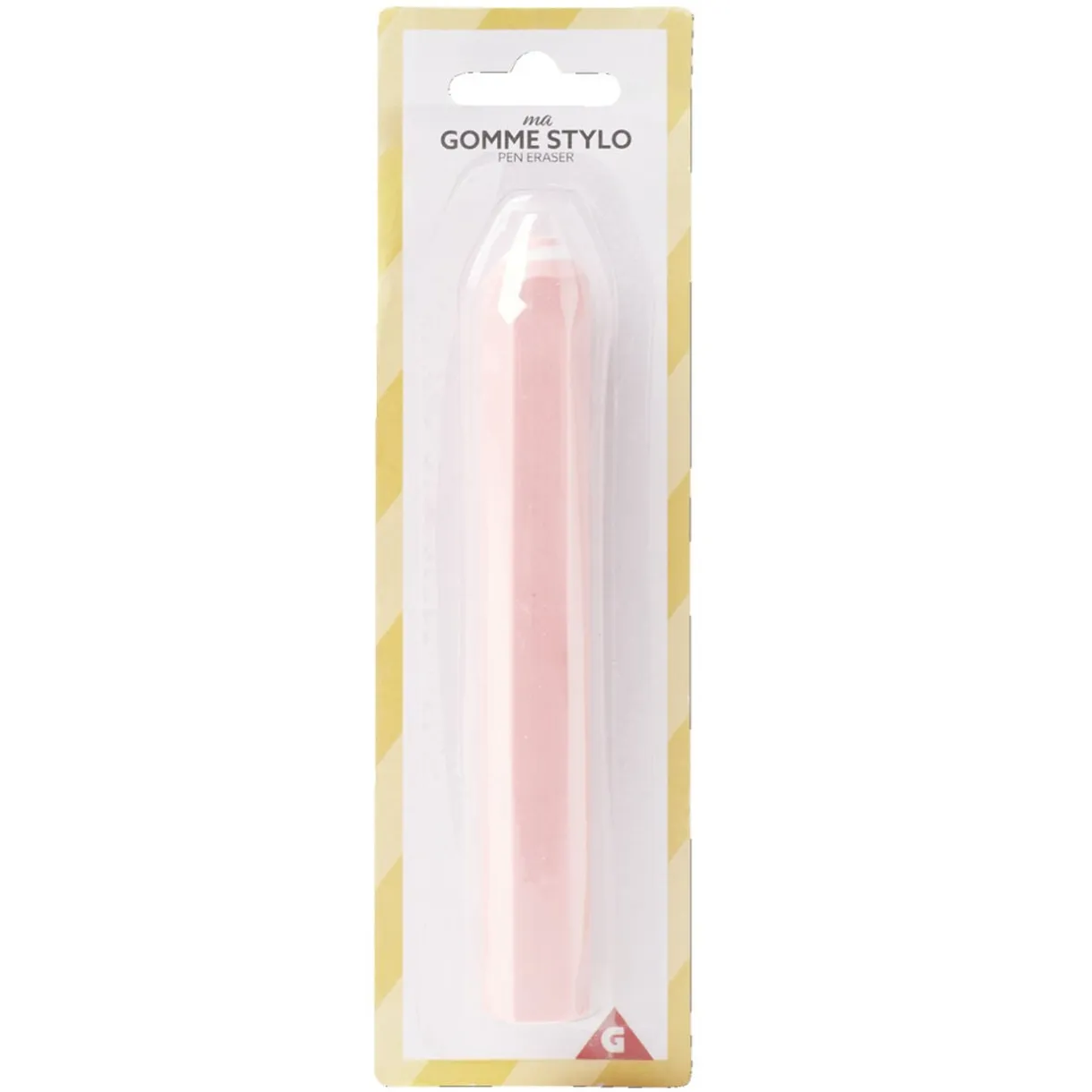 Gomme en caoutchouc forme crayon L14,5cm (2 modèles) < Gifi Online