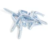 10 gonds à vis acier zingué - 2,5x25 mm