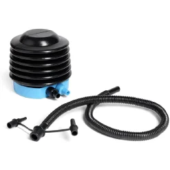 Gonfleur 3 valves plastique noir et bleu 12,7x113x11cm