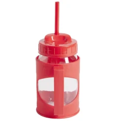 Gourde avec paille