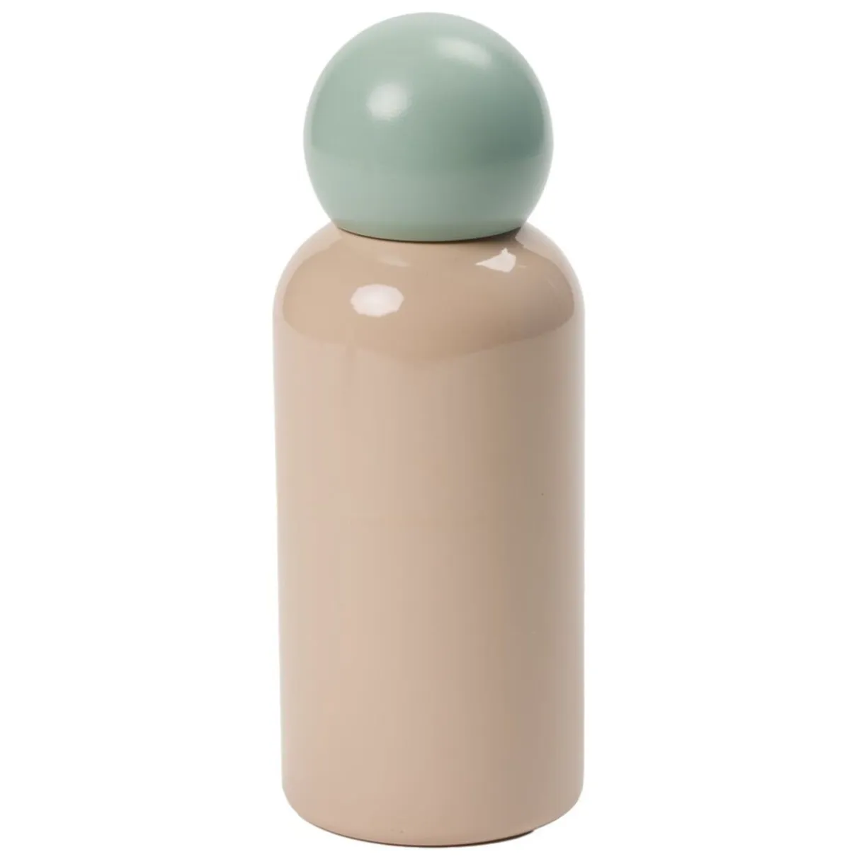 Gourde isotherme inox 400ml bouchon boule Ø7xH19cm (2 modèles) < Gifi Clearance