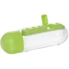 Gourde pilulier hebdomadaire transparente et verte < Gifi Discount