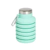 Gourde pliable silicone bleu avec mousqueton 200/480ml < Gifi Best