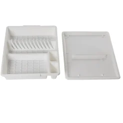 Égouttoir avec plateau blanc < Gifi Clearance