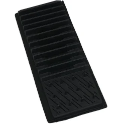 Égouttoir avec tapis pliable noir 11 rangées 12 picots < Gifi New