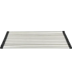 Égouttoir en inox et silicone - L.46xl.24cm