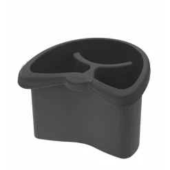 Égouttoir pour couverts 3 compartiments noir < Gifi Discount